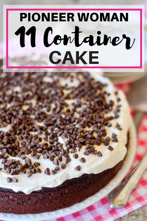 Mother and daughter duo whipping up delicious recipes that will make your mouth water! Pioneer Woman 11 Container Chocolate Cake