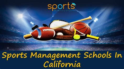Best Sports Management Studies From University Of California Marketing