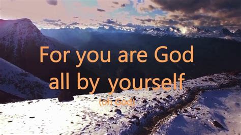 breaking into tears i don't want your help! Eben - God All By Yourself - YouTube