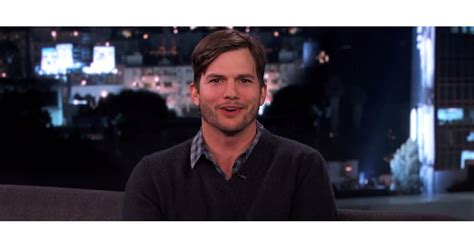 Ashton Kutcher Interview On Jimmy Kimmel Live February 2014 Popsugar