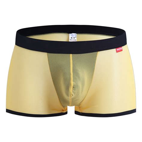 Aliexpress Com Buy FeiTong Men Boxer Trunks Underpants U Convex
