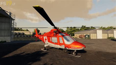 Placeable Rescue Chopper V 10 Fs19 Mods Farming Simulator 19 Mods