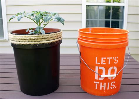 How To Make A Planter From A 5 Gallon Bucket — Tag And Tibby Design