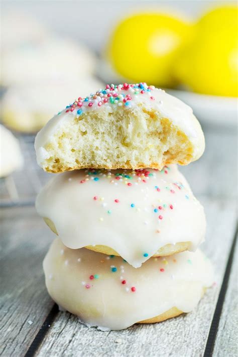 If you wanted to intensify that, glaze them and sprinkle with zest. Lemon Christmas Cookies : 8 Italian Lemon Drops Recipe Lemon Cookies Italian Lemon Cookies ...
