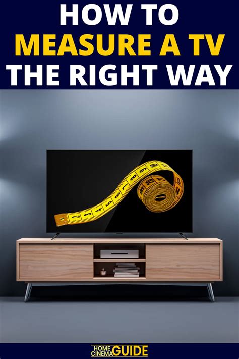 How To Measure A Tv Screen The Right Way Home Cinema Guide