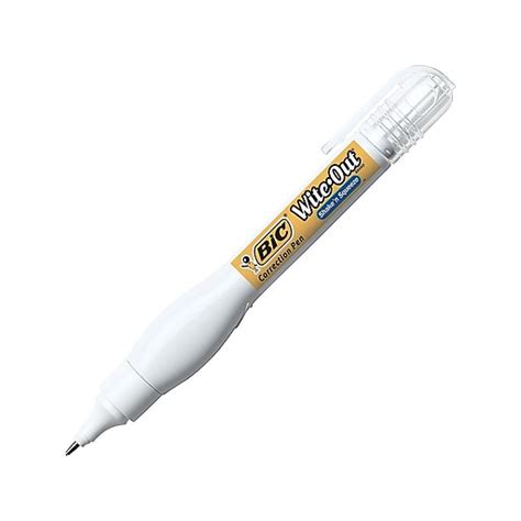 Bic Wite Out Shaken Squeeze Correction Pen White 50694 At Staples