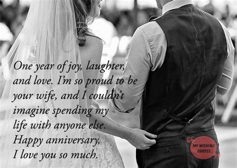 A wedding anniversary is a celebration of the love, friendship, admiration, and commitment that have kept a couple's sacred bond alive and healthy over the years. Wedding Anniversary Message For Husband - Wishes And Quotes