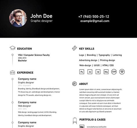 More than 841 downloads this month. Free Simple Clean A4 Resume / CV Template Vector - TitanUI