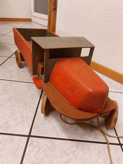 Antikes Holzlastauto Spiellastwagen Kaufen Auf Ricardo