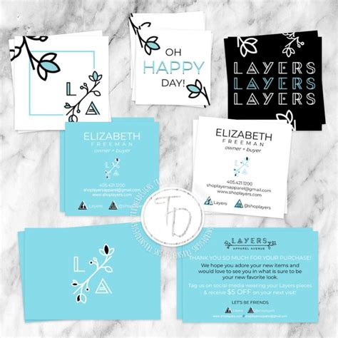 Custom Boutique Branding Kit By Trusner Designs On Etsy Graphic