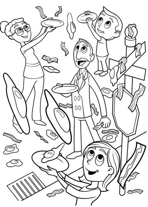 However, he has the support of his mother but when she dies, he's left alone with his father who thinks he should give it up. Cloudy With A Chance Of Meatballs Coloring Page at ...