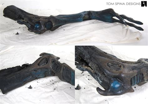 1986 Aliens Queen Costume Arm Prop Restoration Tom Spina Designs