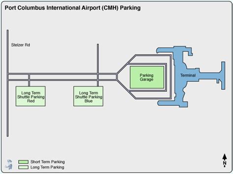 John Glenn Columbus Airport Parking Cmh Airport Long Term Parking