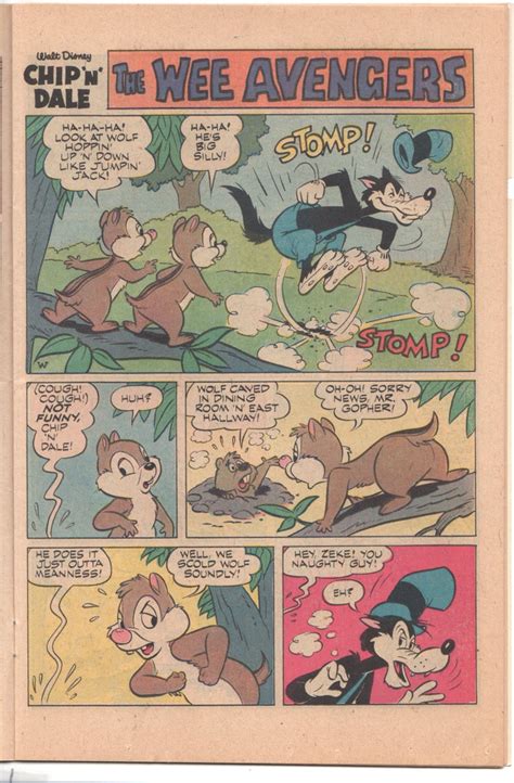 Disney Chip N Dale Drawing Book And Chip N Dale Comic Book Etsy