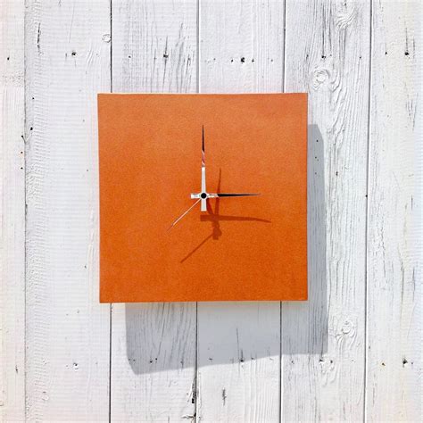 Copper Wall Clock Minimalist Design Copper Office Clock Decor Etsy