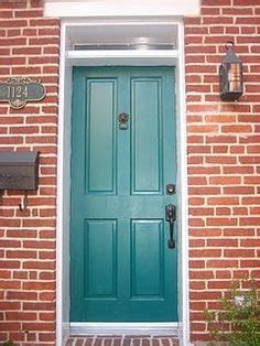 I do not want to hang a slab door in these jambs, there not. front door colors with red brick house - Google Search ...