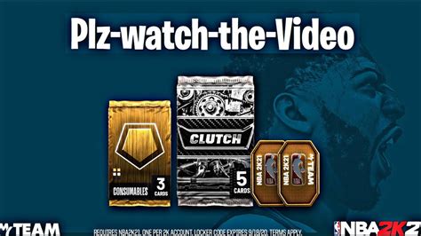 Locker codes are in the form of text, which helps to get various rewards. NBA 2K21 Locker Codes | Clutch Pack + Gold Consumables ...