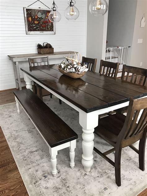 New Traditional Farmhouse Kitchen Table The Stylish In Addition To