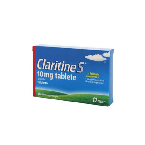 Claritine S 10 Mg 10 Tablet Lekarna Mačkovec