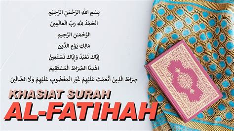 Khasiat Surah Al Fatihah Umma Azul Youtube