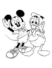 Mickey Mouse – Páginas imprimibles para colorear gratis