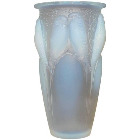 René Lalique Art Deco Ceylan Vase Lalique Vase Art Deco