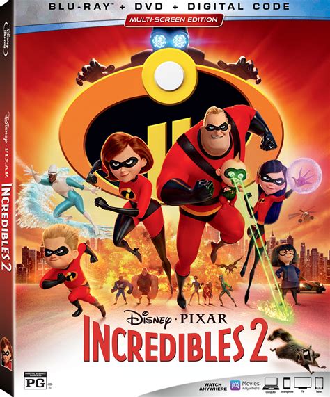 Sasaki Time Disney Pixars Incredibles 2 Arrives Digitally Oct 23 And On Blu Ray Nov 6