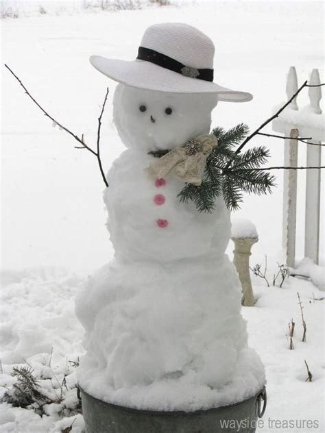 35 Real Snowman Ideas for Creative and Awesome Christmas Time | Snowman
