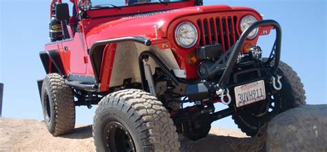 Jeep Cj And Wrangler Overline Flat Tube Fender