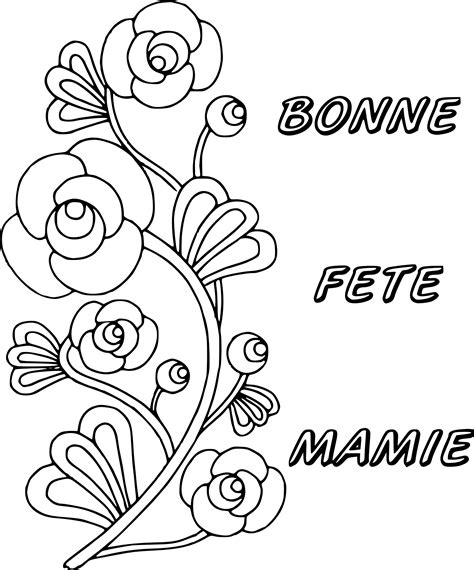 Dessin A Imprimer De F Te Des Mamie Coloriage Pour Les Mamie Jailbroke