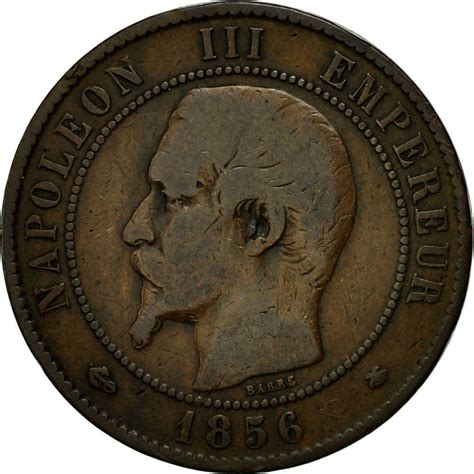 541921 Monnaie France Napoleon Iii Napoléon Iii 10 Centimes 1856
