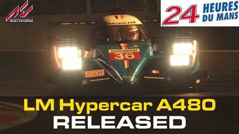 Sim Dream Development Assetto Corsa Lm Hypercar A At Lemans Youtube