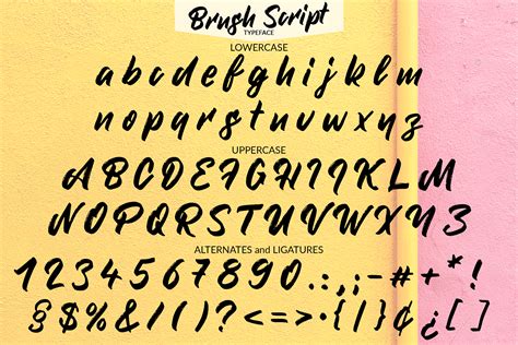 Brush Script Handmade Font 227952 Script Font Bundles