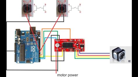Arduino Driving Stepper Motor With Two Buttons And Easy Driver Youtube