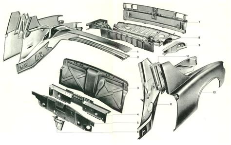 Pelican Parts Porsche 914 Rear Body Assembly