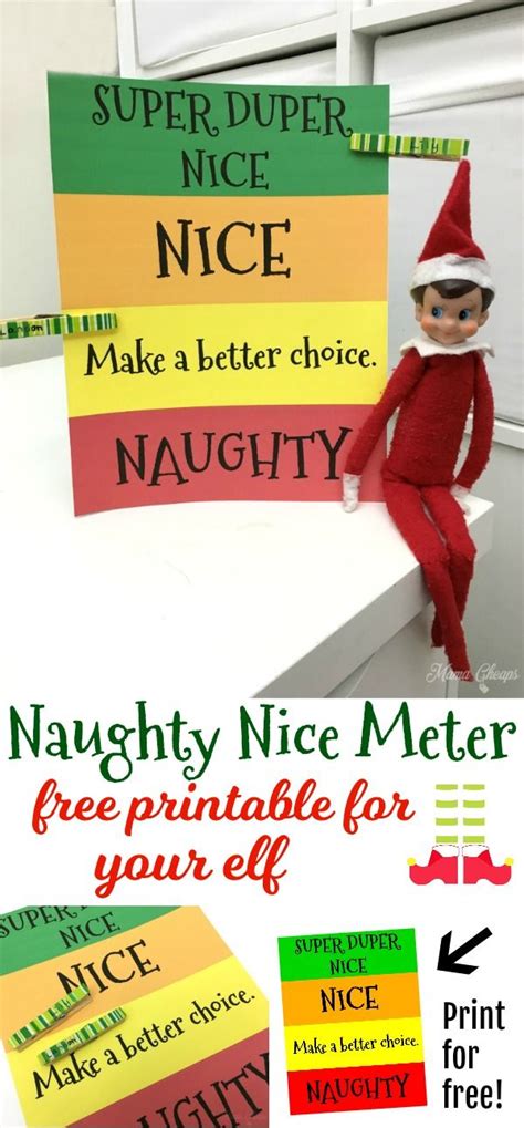 We offer hundreds of free editable certificate templates. Fun Elf Idea - Naughty and Nice List Free Printable | Mama ...