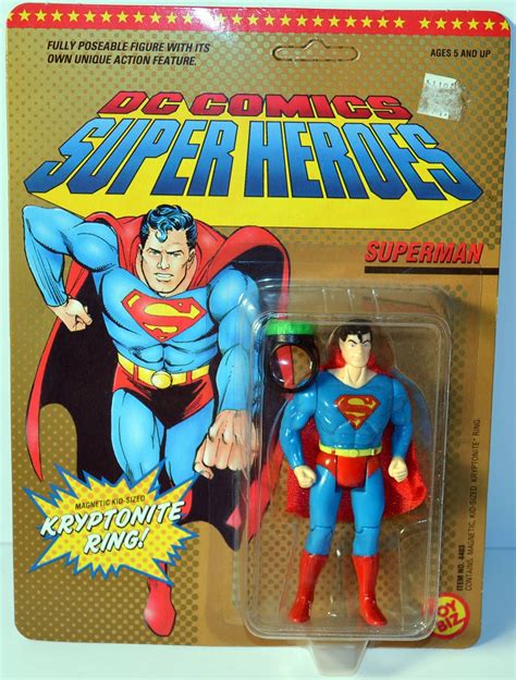 1989 Superman Dc Comics Super Heroes By Toy Biz Superhero Toys
