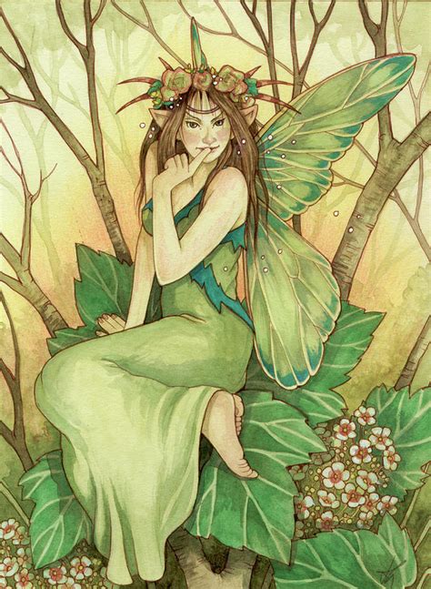 Summer Fairy Painting By Linda Ravenscroft Pixels