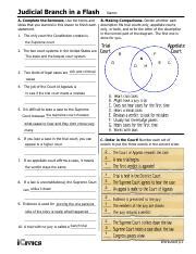 Judicial branch worksheet answers judicial branch worksheet. Answer Key Judicial Branch In A Flash Crossword Answers ...