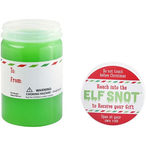 Holiday Time Elf Snot Slime T Card Holder With T Tag Label