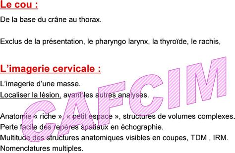 Radio Anatomie Cervicale Masses Cervicales Non Ganglionnaires PDF Free Download