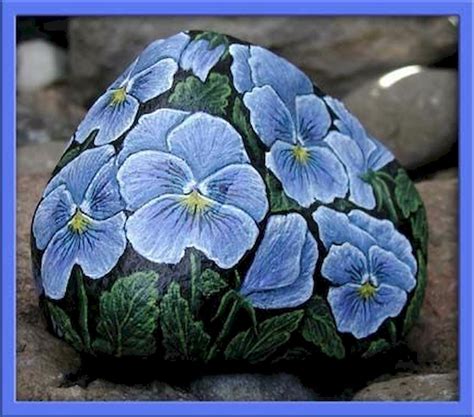 60 Beautiful Diy Painted Rocks Flowers Ideas 42 Doityourzelf