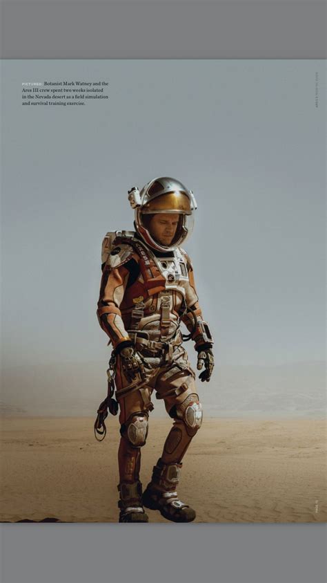 Mark Watney The Martian The Martian Film Space Suit