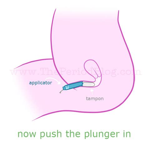 Before you insert the tampon, let's review your anatomy so you know where to insert it. How to insert a tampon - The Period Blog
