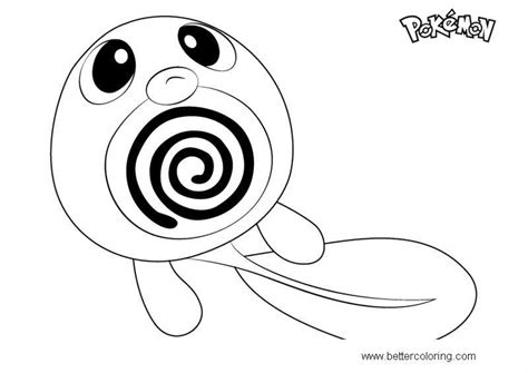 Poliwhirl Coloring Pages Free Wallpapers Hd
