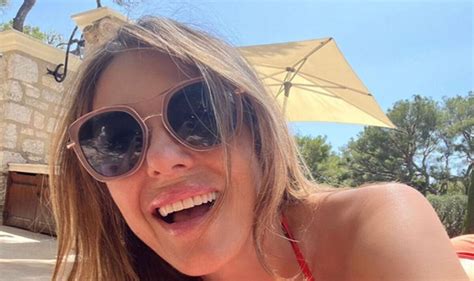Liz Hurley Leaves Fans Speechless As She Spills Out Of Bikini In Cheeky Display Big World Tale