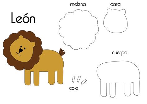 felt lion template - Google Search | Boys | Pinterest | Felting, Lions