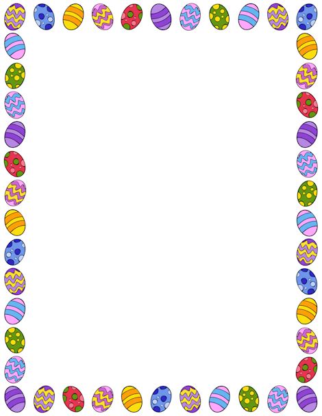 Easter clipart borders from berserk on. easter egg border clipart to color 20 free Cliparts ...