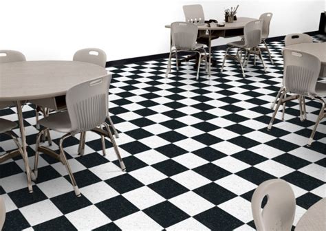 Black And White Checkered Vinyl Plank Flooring Floor Media