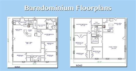 Top 5 Metal Barndominium Floor Plans For Your Dream Home Hq Plans